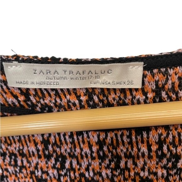 Zara Trafaluc Womens Small Beach Sweater Dress Knit Coverup Boho Coastal Tunic - Picture 3 of 4